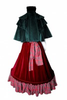 Ladies Victorian Christmas Caroler Charles Dickens 'Scrooge' Costume Size 20 - 22
